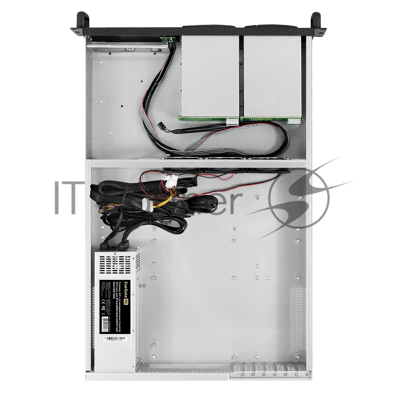 Серверный корпус ExeGate Pro 2U660-HS06 (RM 19, высота 2U, глубина 660, Redundant БП 2x550W, 6xHotSwap, USB)