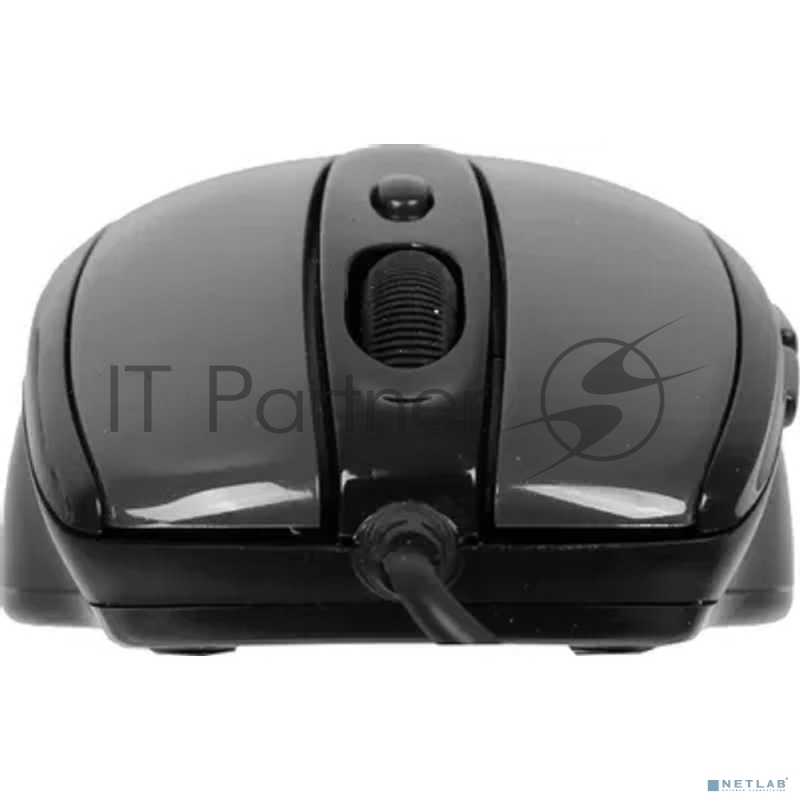 Мышь проводная A4Tech N-708X серый глянец/черный, 1600 dpi, USB, кнопки - 6