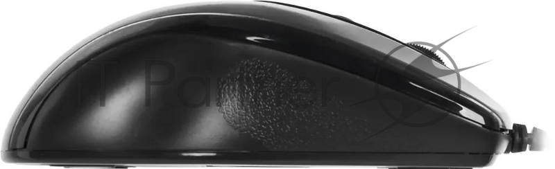 Мышь проводная A4Tech N-708X серый глянец/черный, 1600 dpi, USB, кнопки - 6