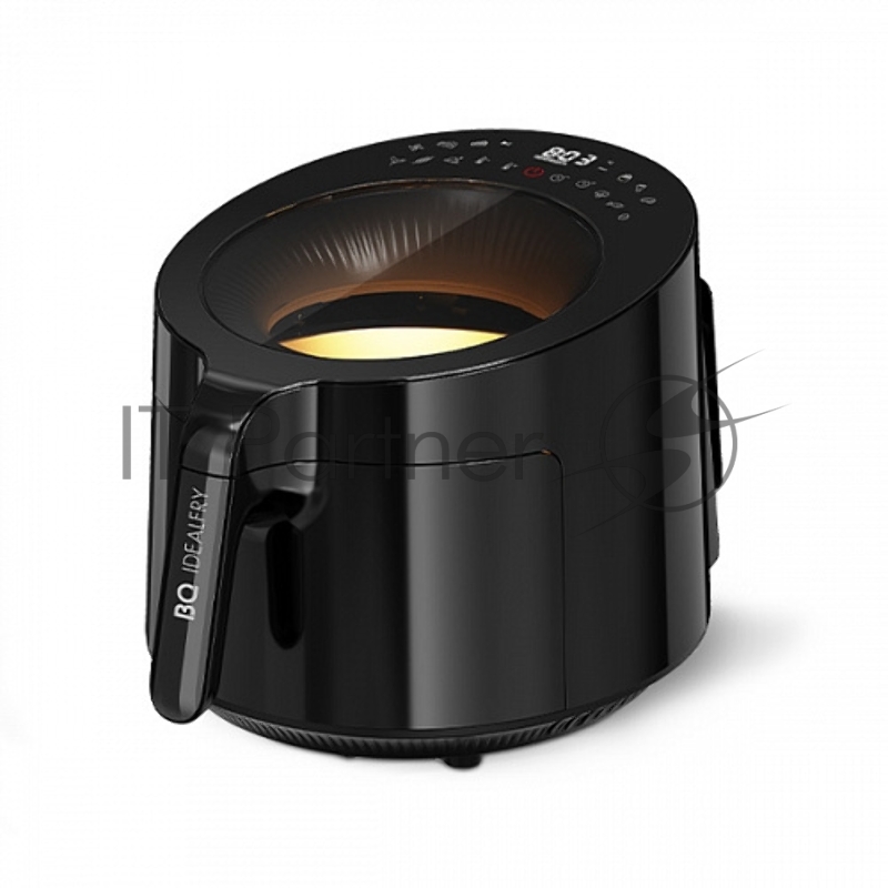 Аэрогриль BQ GR2008 черный, 1500 Вт/Объем 5л/4 в 1 Гриль, жарка, выпечка, запекание/Технология 3D Air Flow, готовьте до 20% быстрее/Кварцевый нагревательный элемент быстро достигает нужной температуры, минимально расходуя электроэнергию/Скрытый венти