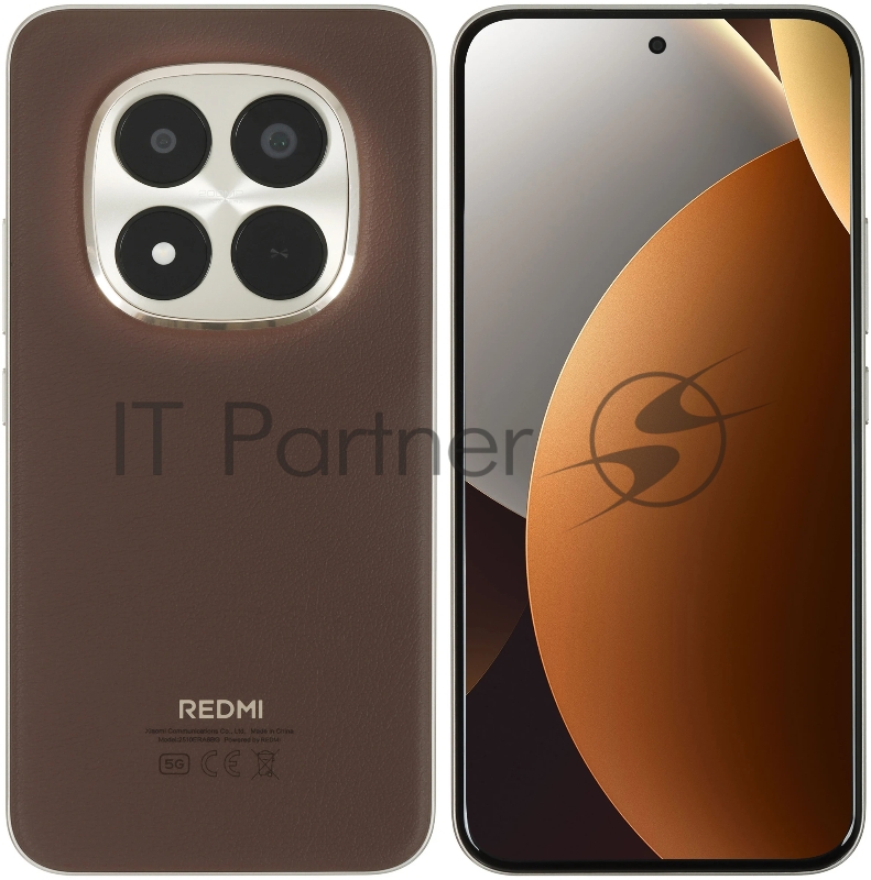 Смартфон Redmi Note 15 Pro+ 5G 8+256Gb коричневый (MZB0MIARU)