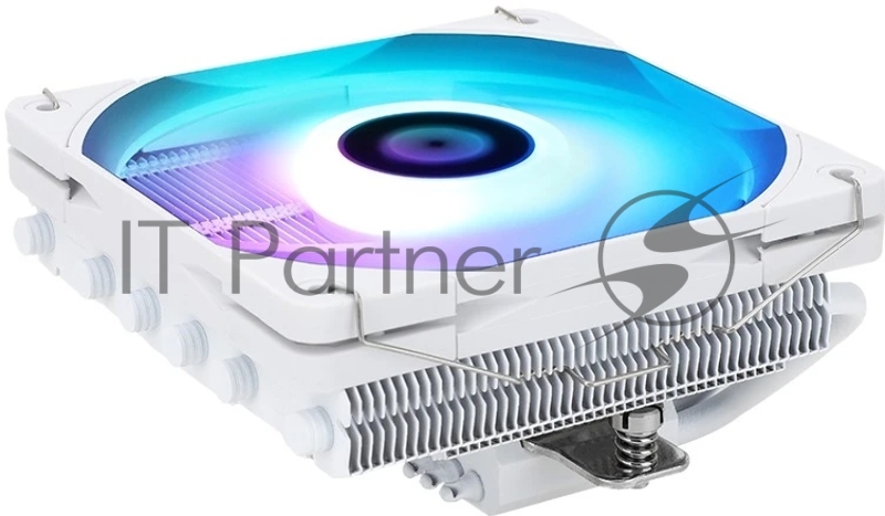 Кулер для процессора Thermalright AXP-120 X67 White Argb (4-pin PWM, 52mm, Ni/Cu, 6x6mm, ARGB, 1x120mm, 59CFM, 26.1dBA, 1800RPM, S: 1851/1700/1200/115X, 2011, 2066, AM5/AM4, white)