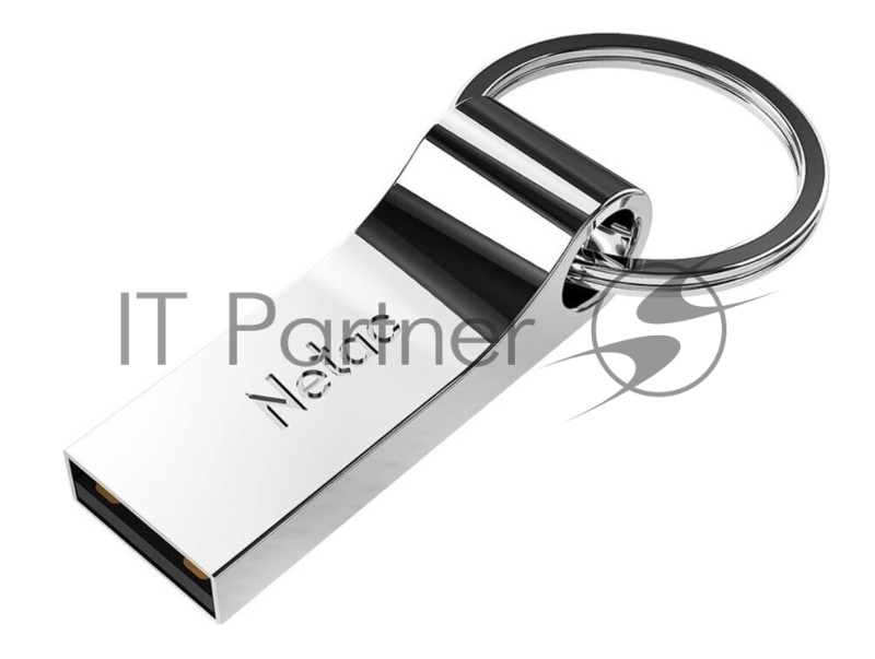 Флешка USB Netac U275 (NT03U275N-016G-20SL), 16Gb, USB 2.0, R/W 50/40, серебристый