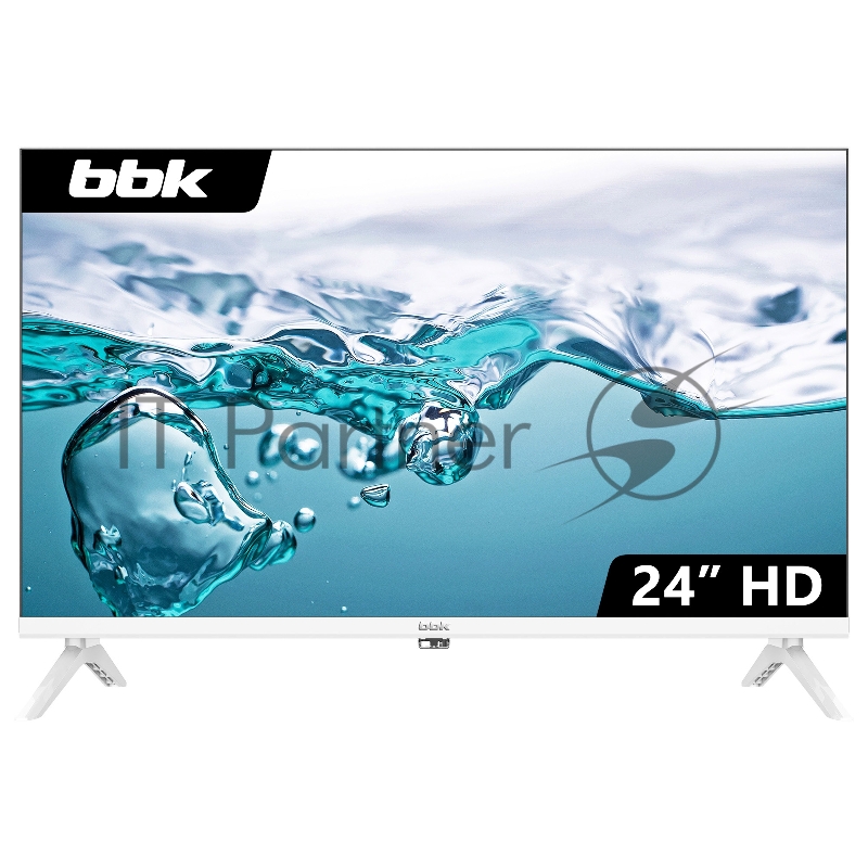Телевизор LED BBK 24 24LEM-1045/TS2C (W) белый HD 60Hz DVB-T DVB-T2 DVB-C USB (RUS)