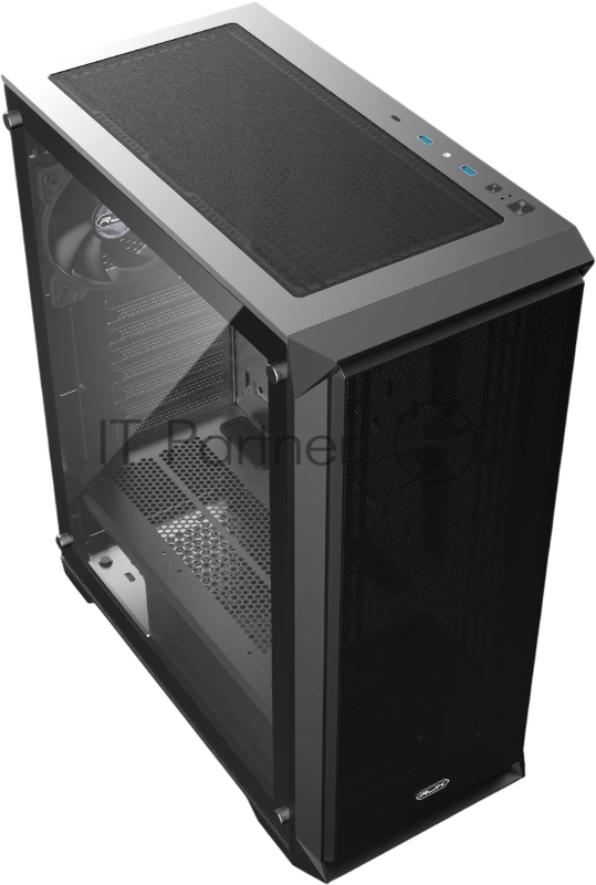 Корпус без блока питания Raijintek ARCADIA 41, Midi-Tower, TG, 1x120mm, 2xUSB-A 3.0 + 1xUSB-C, ATX, mATX, mITX Black