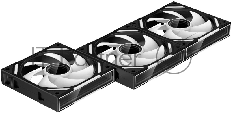 Вентилятор для корпуса Xastra FS120B ARGB FS120-3BA-SXX-GL 120mm, 800-2000rpm, 66CFM, 29.6dBa, BOX (3-pack)