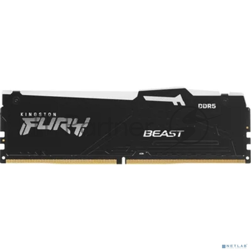 Оперативная память Kingston DDR5 DIMM FURY Beast Black EXPO RGb 32Gb, 6400Mhz, KF564C32BBEA-32 CL32, с радиатором Kingston