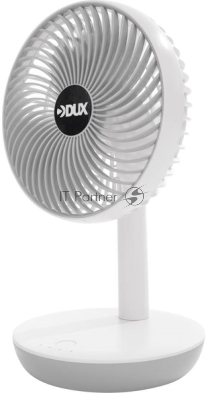 Вентилятор настольный DUX DX-661 214 USB, белый, 6 Вт