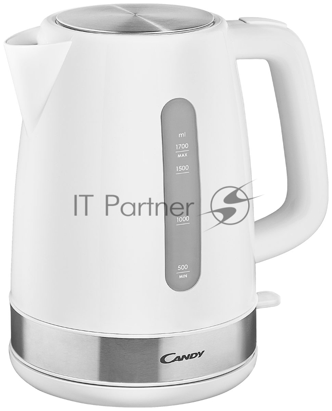 Чайник электрический Candy CK-101 1.7л. 2200Вт белый корпус: пластик