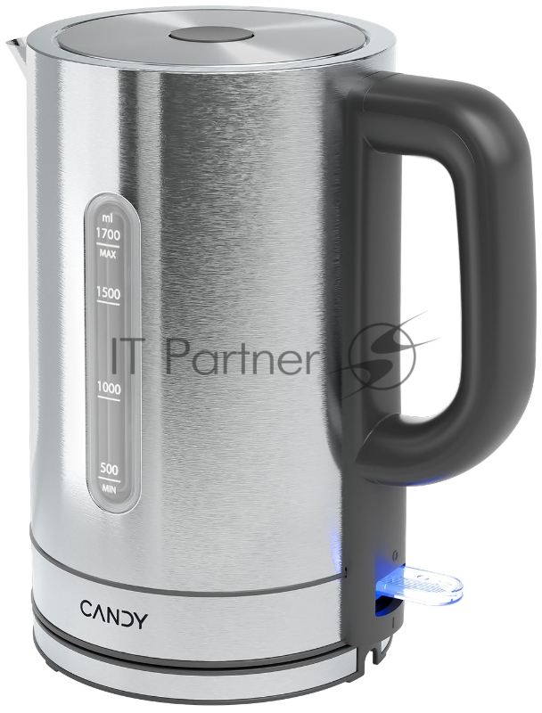 Чайник электрический Candy CK-204 1.7л. 2200Вт графит корпус: нерж.сталь