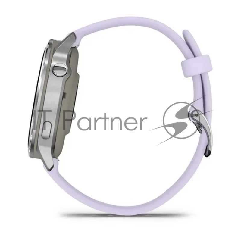 Смарт-часы Garmin Venu 4 серебристый, фиолетовый ремешок 41мм