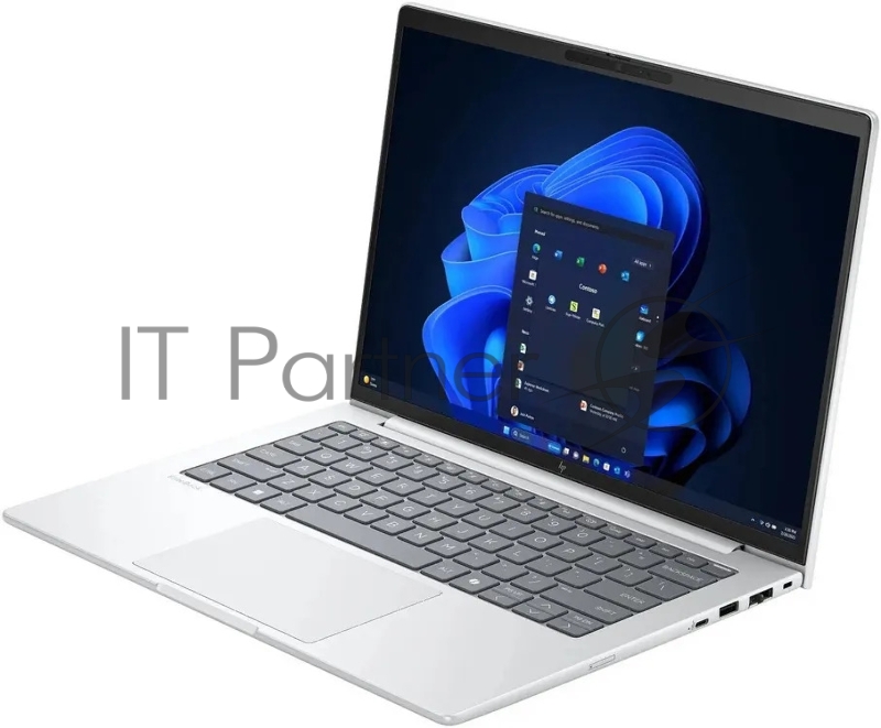 Ноутбук HP EliteBook 8 G1i 14 U7 255H,14 2.5k (2560x1600) IPS 400cd 120Hz IR AG,32Gb DDR5-5600MHz(2),1Tb SSD NVMe,4G LTE,Al Case,62Wh,FPS,ENG Kbd Backlit,1.39kg,Silver,1y,Win11