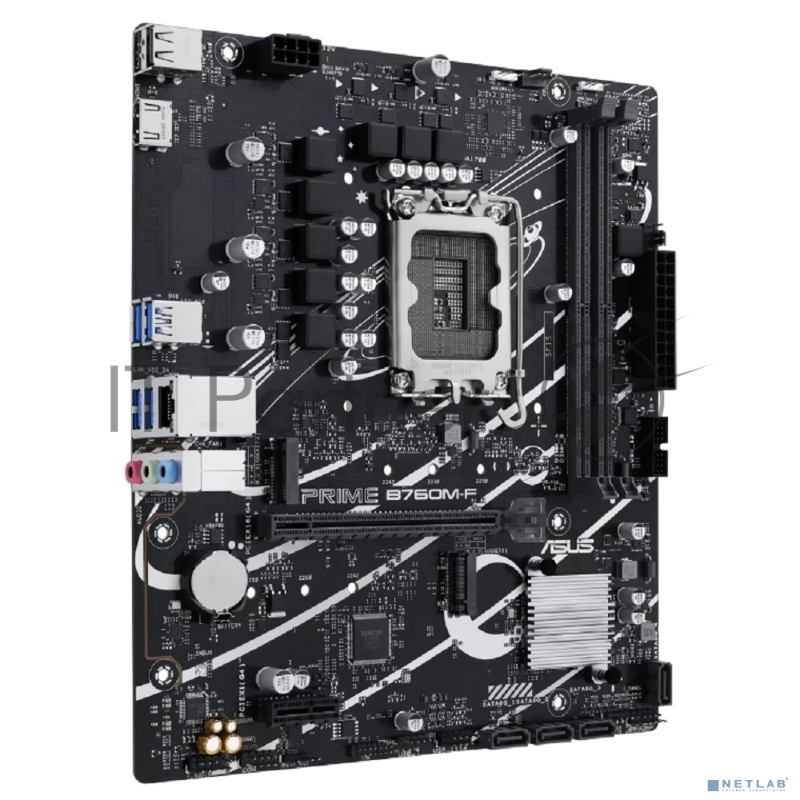 Материнская плата Asus PRIME B760M-F Soc-1700 Intel B760 2xDDR5 mATX AC`97 8ch(7.1) GbLAN RAID+HDMI