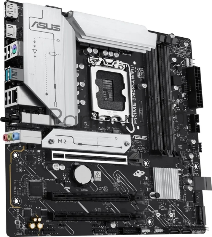 Материнская плата Asus PRIME B760M-A WIFI II Soc-1700 Intel B760 4xDDR5 mATX AC`97 8ch(7.1) 2.5Gg RAID+HDMI+DP