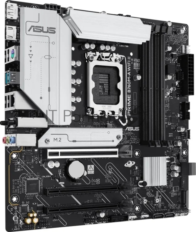 Материнская плата Asus PRIME B760M-A WIFI II Soc-1700 Intel B760 4xDDR5 mATX AC`97 8ch(7.1) 2.5Gg RAID+HDMI+DP