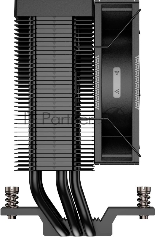 Кулер для процессора PCCooler R300 BK S115X/1200/1700/1851/AM4/AM5 (TDP 150W, 92mm Fan, 3 тепловые трубки 6мм, 800-2200RPM, 18-30dBa)