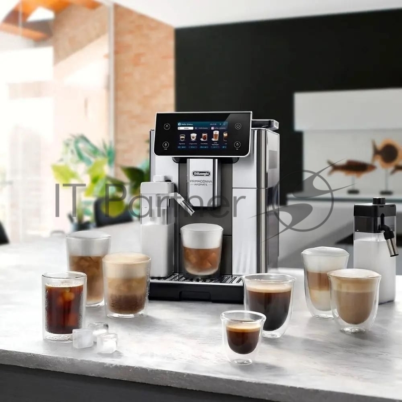 Кофемашина Delonghi ECAM630.75.TM 1450Вт черный/серебристый