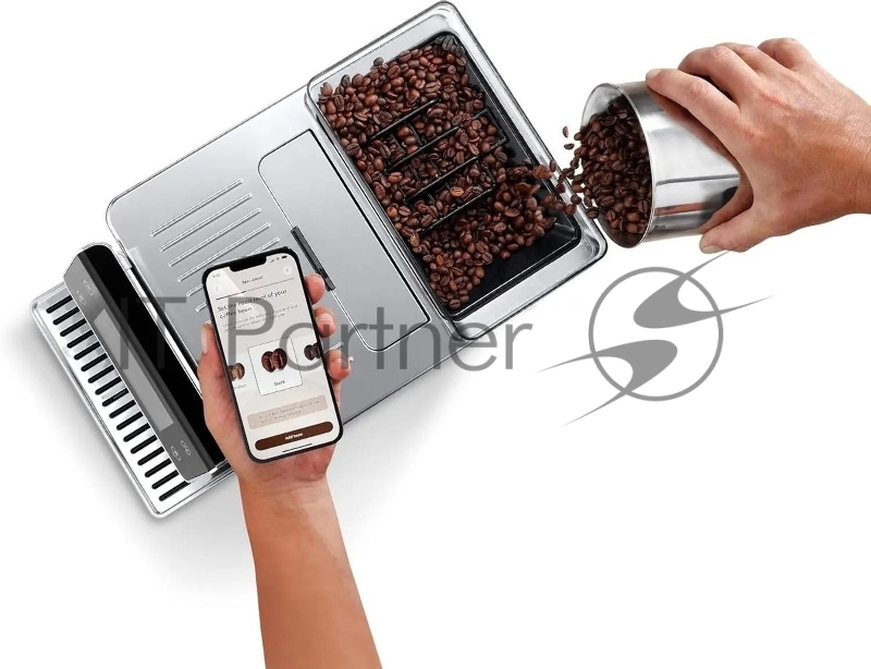 Кофемашина Delonghi ECAM630.75.TM 1450Вт черный/серебристый