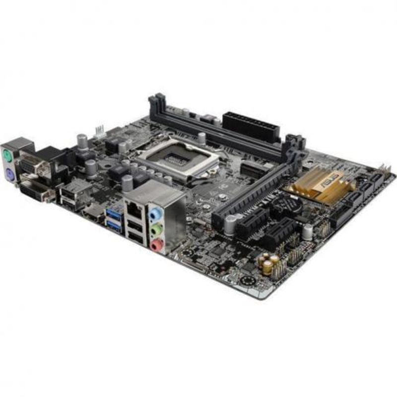 Мат. плата Socket1151 ASUS H110M-A/M.2 (iH110, 2xDDR4, M.2, SATA III, PCI-E, D-Sub, DVI, HDMI, 1Гбит LAN, USB3.0, mATX)