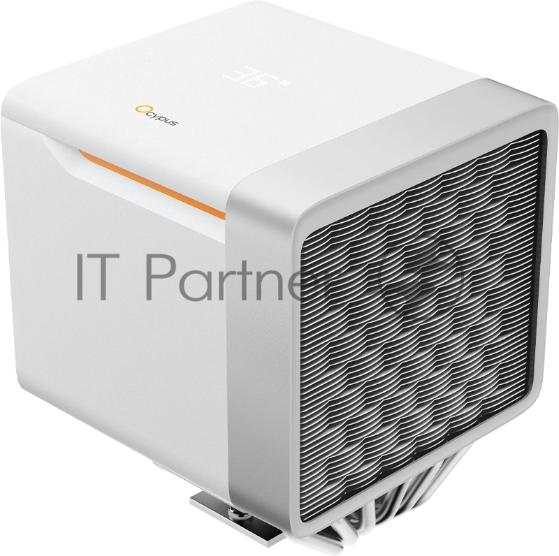 Кулер для процессора Ocypus Delta A62 EX WH Digital, 2x120мм ARGB FAN, Top Display Panel, 6 HEAT PIPES, 4-PIN PWM, 600-1800 RPM, 31DBA, HYDRO BEARING, LGA115X/1200/1700/18XX, AM4/AM5