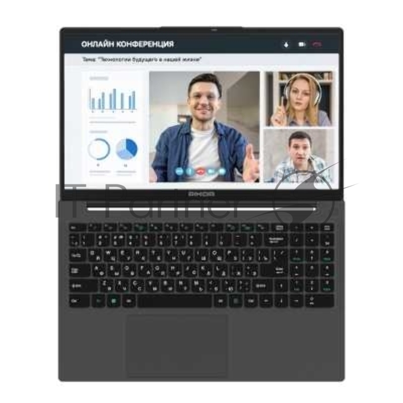 Ноутбук Rikor ARZ 103.2 DE1BB0AA Ryzen 3 5425U/8GB/256GB SSD/Radeon Graphics/15.6/Win11Pro/Черный