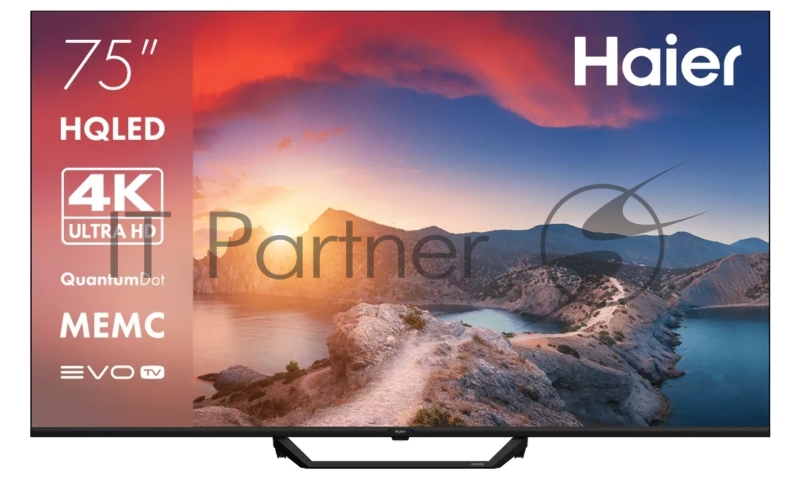 Телевизор QLED Haier 75 Smart TV S2 Pro Frameless черный 4K Ultra HD 60Hz DVB-T DVB-T2 DVB-C DVB-S DVB-S2 USB WiFi Smart TV