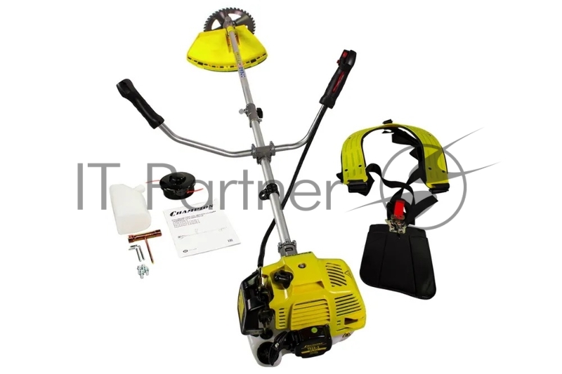 Газонокосилка Champion T523-2 1.4/1.9 кВт/л.с, Вес без режущей насадки 8,3 кг, Объем двигателя 51,7 см3, Объем топливного бака 950 мл, Максимальный расход топлива 610 г/кВт•ч/мл/ч, Тип рукоятки U-образная, штанга прямая Разъемная, Длина штанги 1493 м