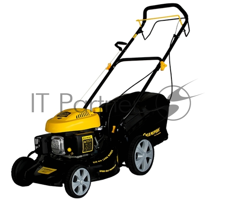 Газонокосилка Champion LM4627 (2,6кВт привод травосб.60л. шир.460мм 25-75мм 31,6кг 3в1)(Газонокосилка самоходная, Объем двигателя 139 см3, вес без травосборника 31,6 кг, Объем топливного бака 1,0 л, Мощность 2,6/3,5 кВт/л.с., объем травосборника 60 л