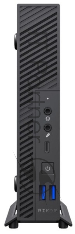 Компьютер Rikor USFF 101.1 4BA745FE i3-12100/8GB/256GB SSD/UHD Graphics 730/WiFi/BT/Win11Pro/black