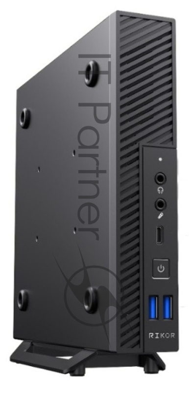 Компьютер Rikor USFF 101.1 4BA745FE i3-12100/8GB/256GB SSD/UHD Graphics 730/WiFi/BT/Win11Pro/black