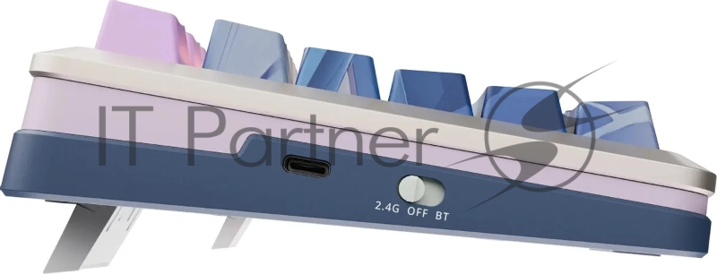 Клавиатура беспроводная DEFENDER Redragon Flekact Pro violet/white (USB/BT, 81 клавиша) (72616)