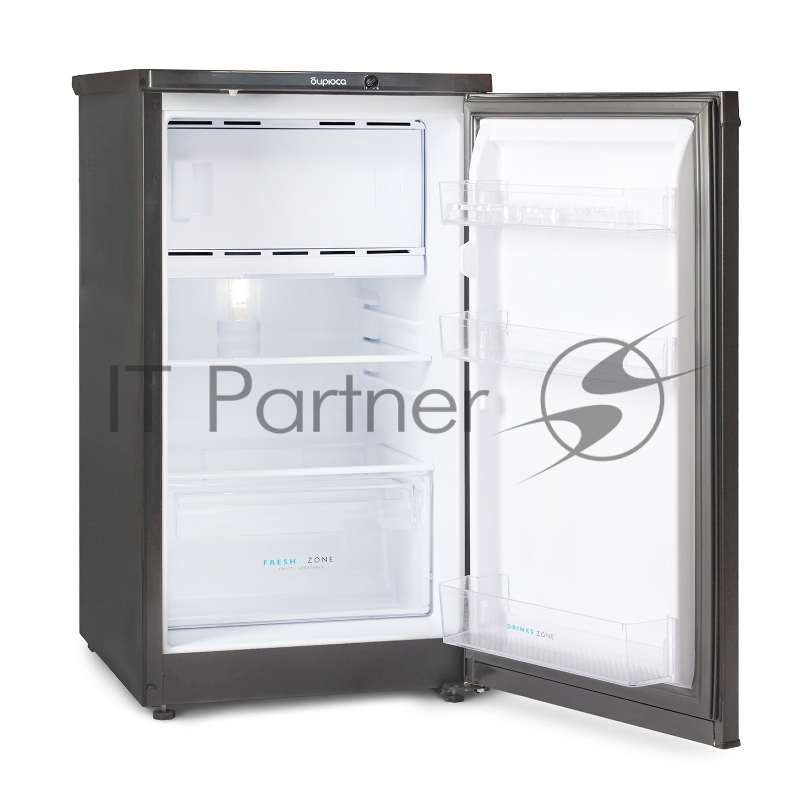 Холодильник Бирюса W408 графит однокамерный 88/27л морозилка сверху