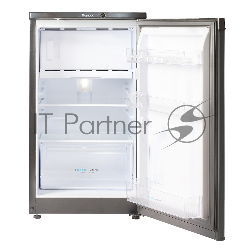 Холодильник Бирюса W408 графит однокамерный 88/27л морозилка сверху