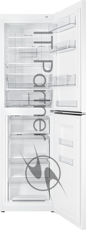 Холодильник Atlant XM 4625-109 NW белый двухкамерный 211/125л морозилка снизу, No Frost