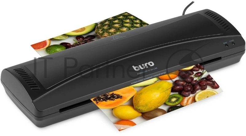 Ламинатор Buro BU-L380 (OL380) A3 (80-125мкм) 25 см/мин (2 вал.) хол. лам. лам. фото