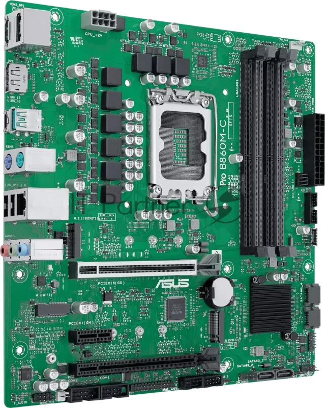 Материнская плата ASUS PRO B860M-C-CSM LGA1851 mATX 4xDDR5 2xPCIEx16 PCIEx1 USB-C 2xDP HDMI 2xM.2 GLAN