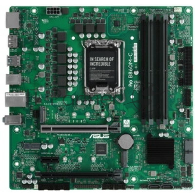 Материнская плата ASUS PRO B860M-C-CSM LGA1851 mATX 4xDDR5 2xPCIEx16 PCIEx1 USB-C 2xDP HDMI 2xM.2 GLAN