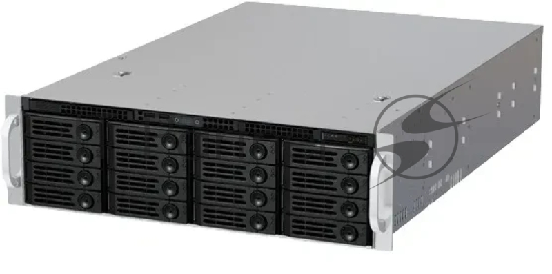 Серверный корпус Ablecom 3U rackmount, EATX, ATX and Micro-ATX mb, 16x3.5HS SATA/SAS 12G (Expander on BP), RPS 1200Wt (1+1) / AC-R55 rails