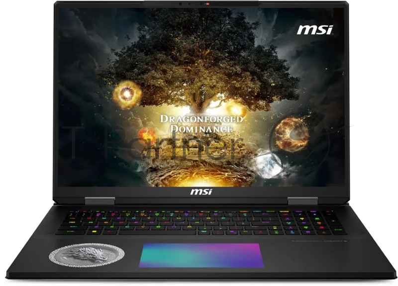 Ноутбук MSI Titan Dragon Edition 18 HX A2XWIG-1020RU Core Ultra 9 285HX 64Gb SSD4Tb NVIDIA GeForce RTX5080 16Gb 18 IPS UHD+ (3840x2400) Windows 11 Home black WiFi BT Cam (9S7-1824A5-1020)