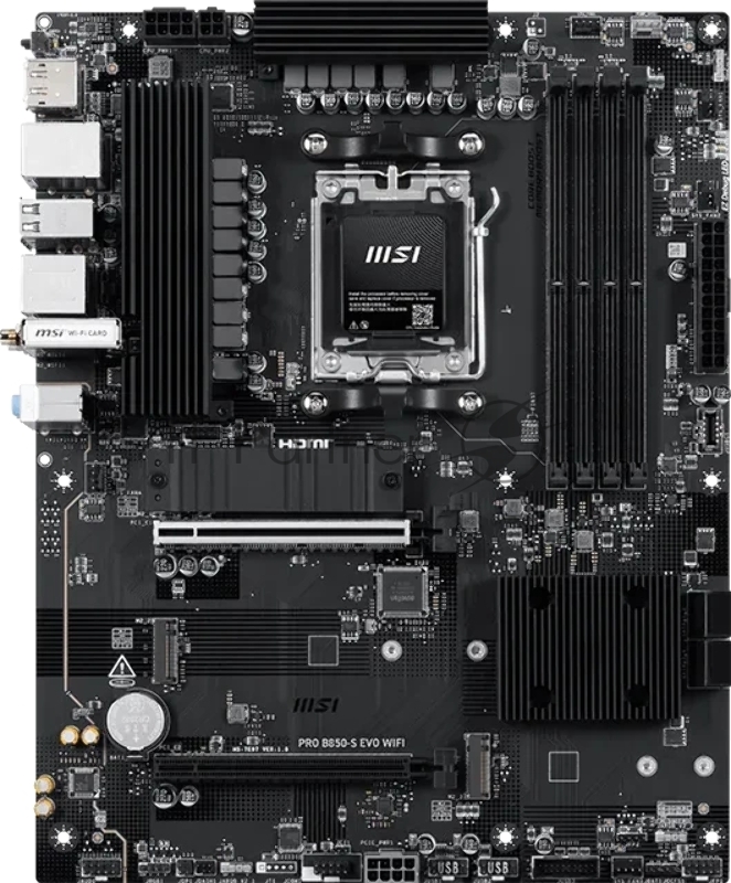 Материнская плата AMD B850 SAM5 ATX PRO B850-S EVO WIFI MSI