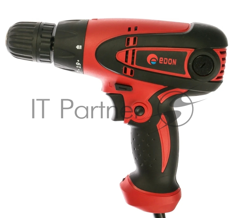 Дрель-шуруповерт EDON DS-550 черный/красный сетевой