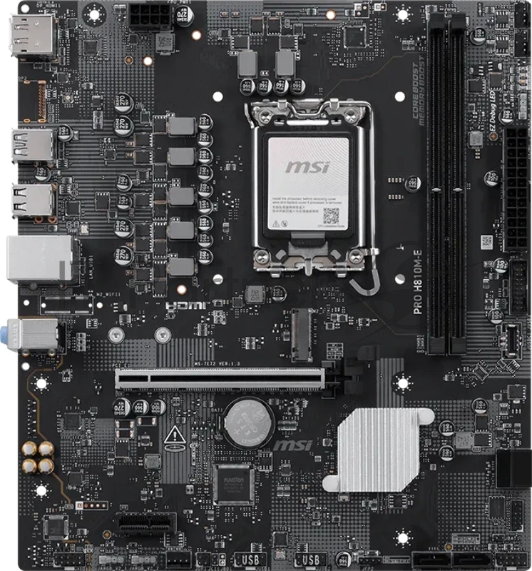 Материнская плата MSI H810 S1851 MATX PRO H810M-E