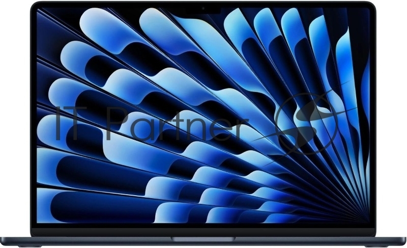 Ноутбук Apple MacBook Air A3241 M4 10 core 16Gb SSD256Gb/10 core GPU 15.3 Liquid Retina (2880x1864) macOS midnight WiFi BT Cam (MW1L3ZP/A)