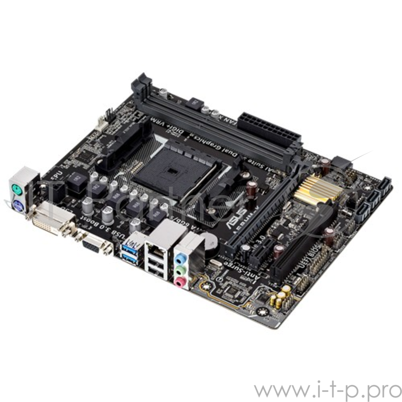 Мат. плата SocketFM2+ ASUS A68HM-K (AMD A68H, 2xDDR3, SATA III, RAID, PCI-E, D-Sub, DVI, 1Гбит LAN, USB3.0, mATX)