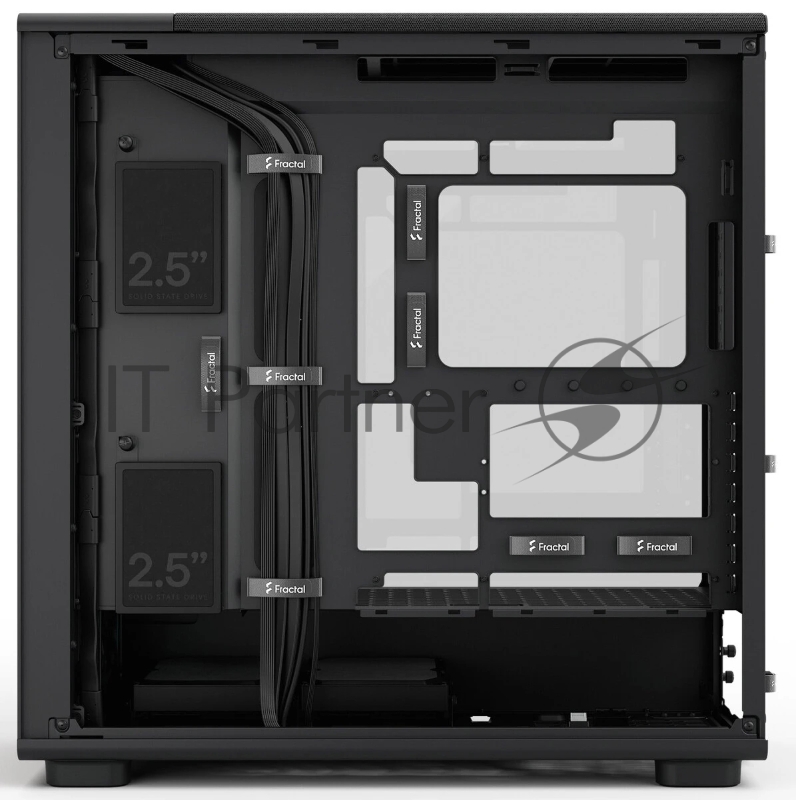 Корпус ПК без блока питания/ Case Fractal Design Epoch XL TG RGB Light Tint, Full-Tower, 3x140mm ARGB, 2xUSB-A 3.2 + 1xUSB 3.2 Type-C E-ATX, ATX, mATX, mITX, Black