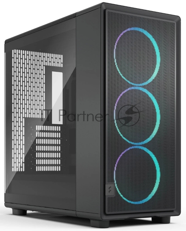 Корпус ПК без блока питания/ Case Fractal Design Epoch XL TG RGB Light Tint, Full-Tower, 3x140mm ARGB, 2xUSB-A 3.2 + 1xUSB 3.2 Type-C E-ATX, ATX, mATX, mITX, Black