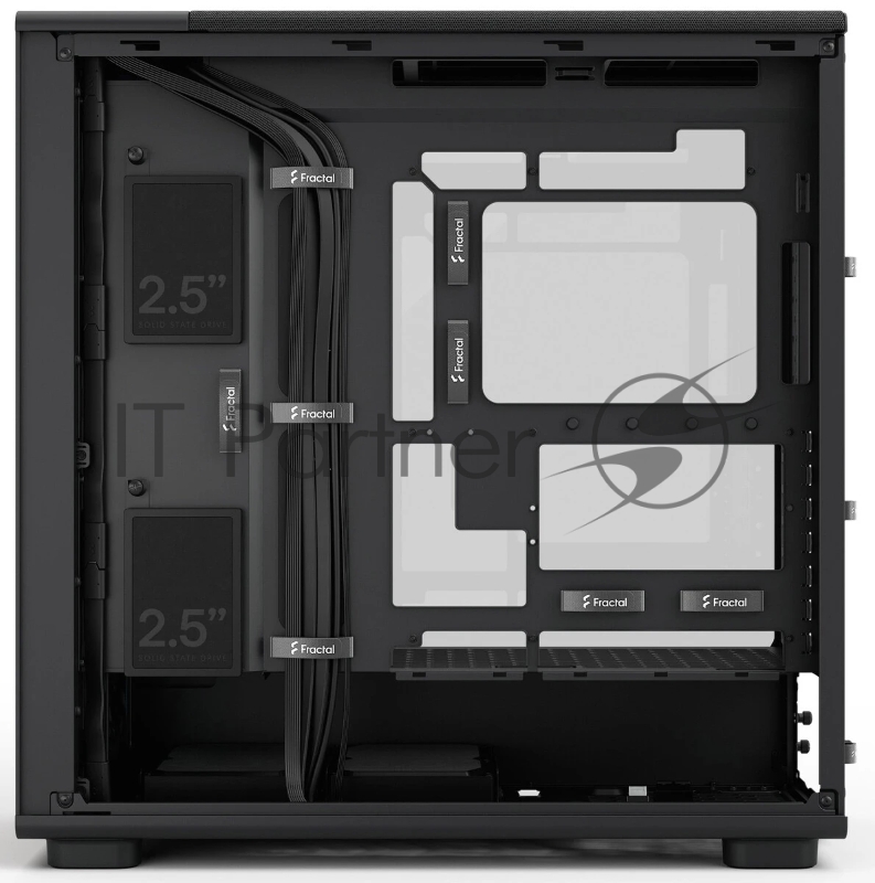 Корпус ПК без блока питания/ Case Fractal Design Epoch XL TG RGB Light Tint, Full-Tower, 3x140mm ARGB, 2xUSB-A 3.2 + 1xUSB 3.2 Type-C E-ATX, ATX, mATX, mITX, Black