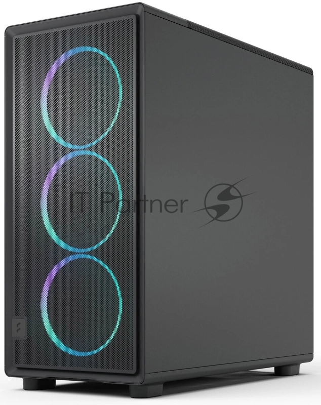 Корпус ПК без блока питания/ Case Fractal Design Epoch XL TG RGB Light Tint, Full-Tower, 3x140mm ARGB, 2xUSB-A 3.2 + 1xUSB 3.2 Type-C E-ATX, ATX, mATX, mITX, Black