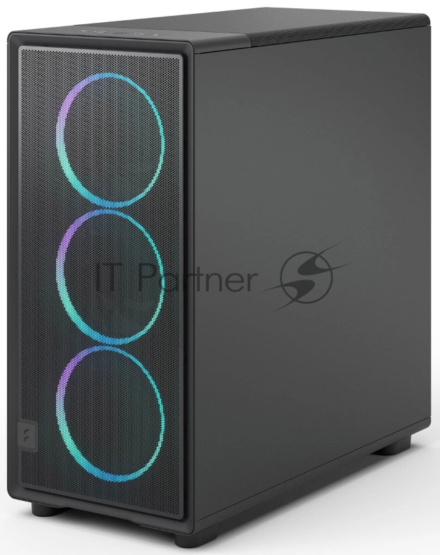 Корпус ПК без блока питания/ Case Fractal Design Epoch XL TG RGB Light Tint, Full-Tower, 3x140mm ARGB, 2xUSB-A 3.2 + 1xUSB 3.2 Type-C E-ATX, ATX, mATX, mITX, Black