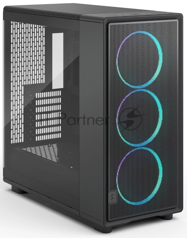 Корпус ПК без блока питания/ Case Fractal Design Epoch XL TG RGB Light Tint, Full-Tower, 3x140mm ARGB, 2xUSB-A 3.2 + 1xUSB 3.2 Type-C E-ATX, ATX, mATX, mITX, Black